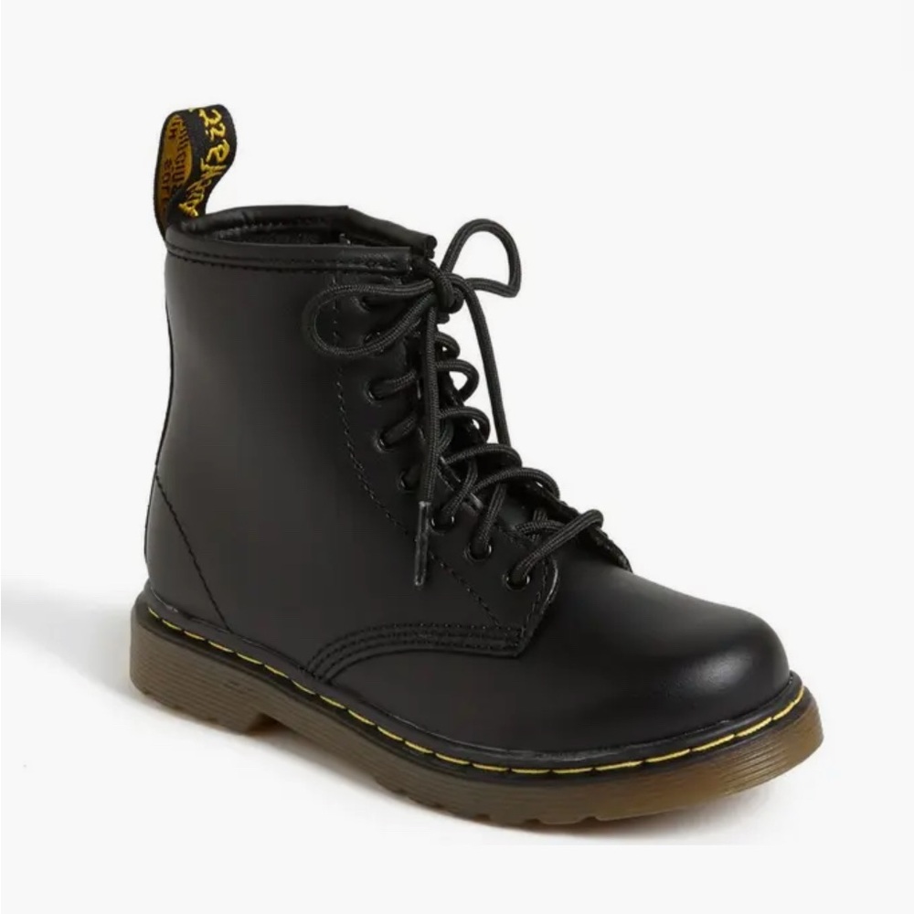 Dr. Martens Toddler 1460 Softy T Leather Lace-Up Boots